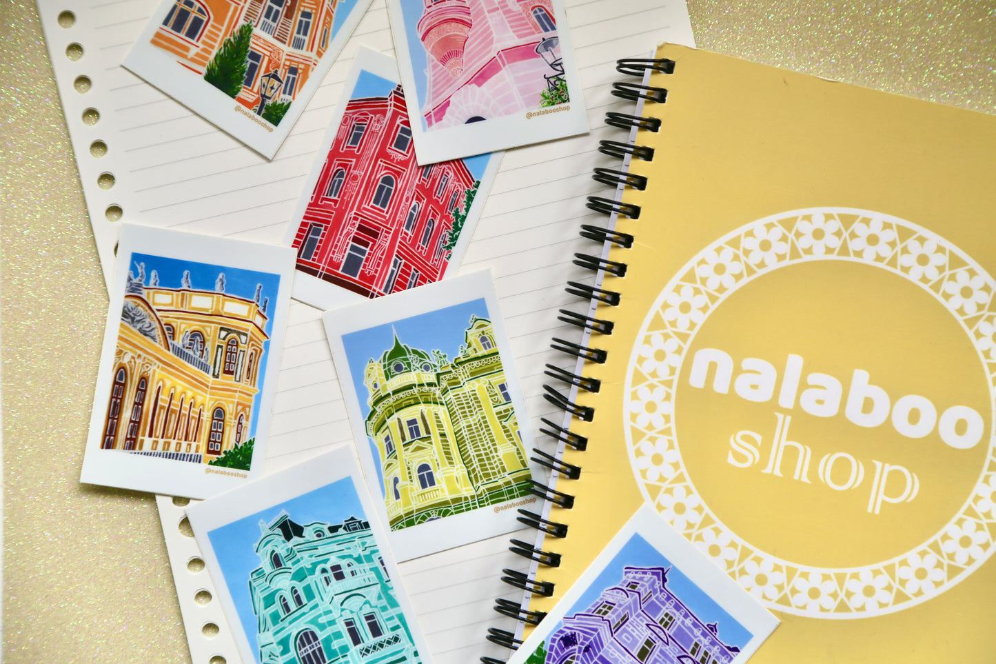 Architecture Orange - Sticker