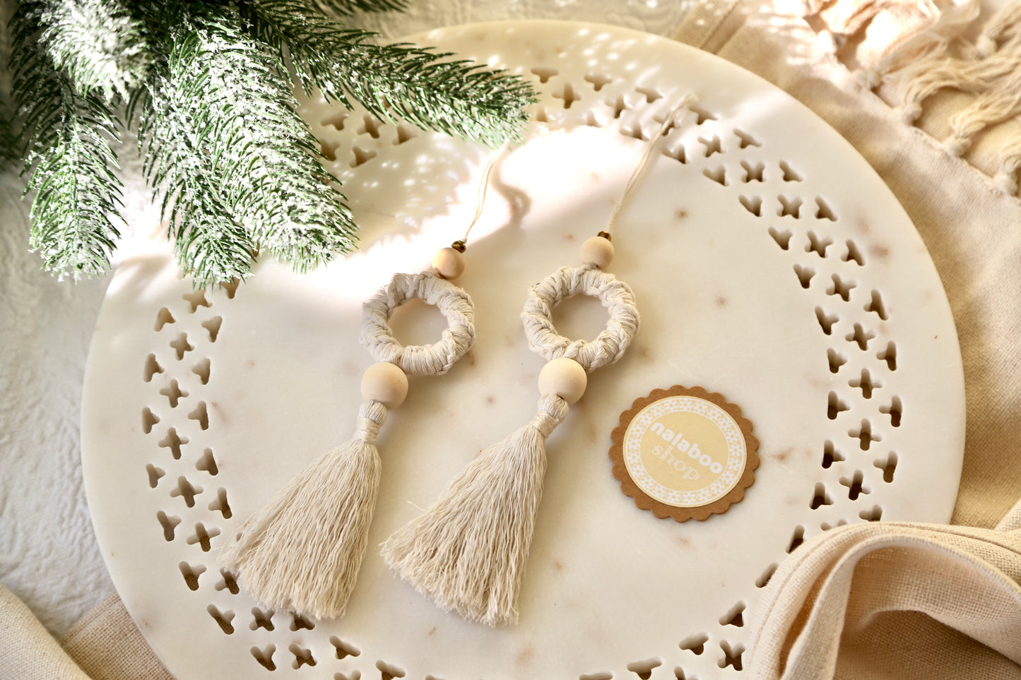 Macrame Ornament - Reef Tassel