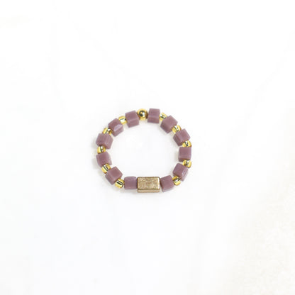 Cube Dusty Lilac Ring