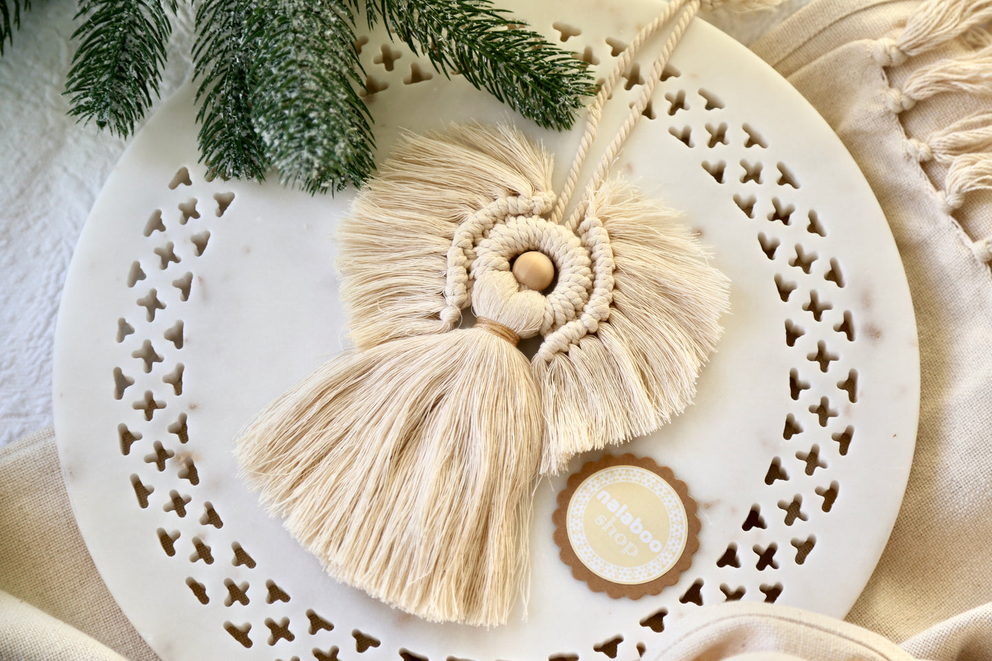Macrame Ornament - Angel