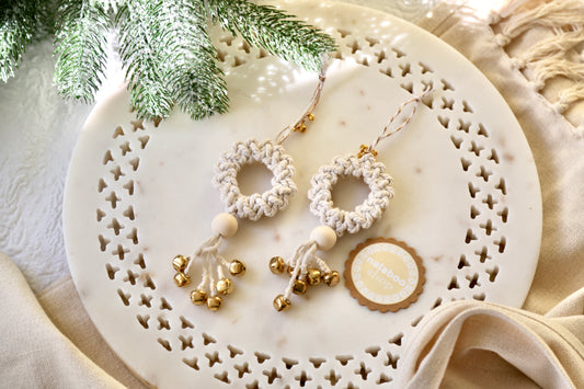 Macrame Ornament - Reef Bell Tassel