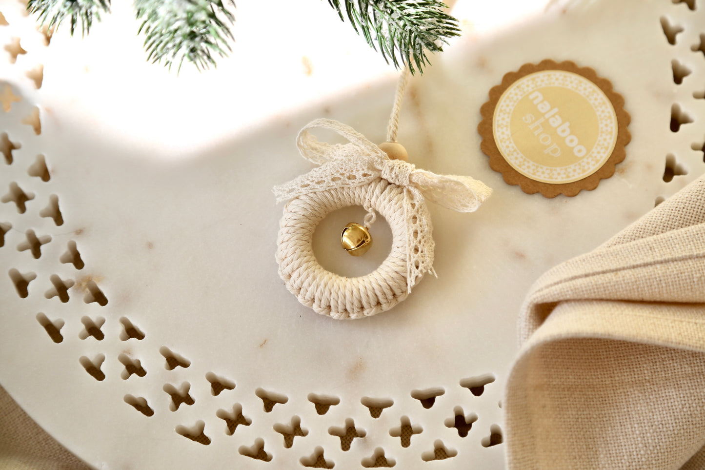 Macrame Ornament - Bell Reef