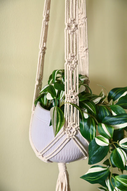 Macrame Plant Holder - B