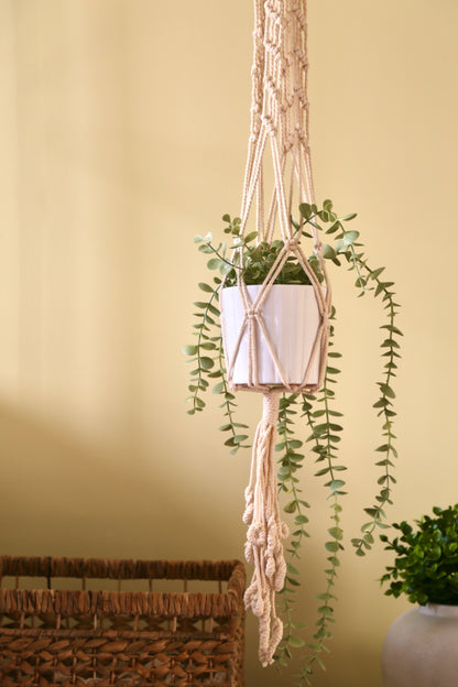 Macrame Plant Holder - E