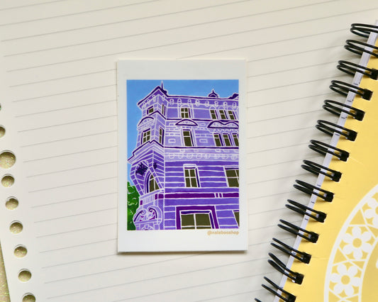 Architecture Purple - Sticker