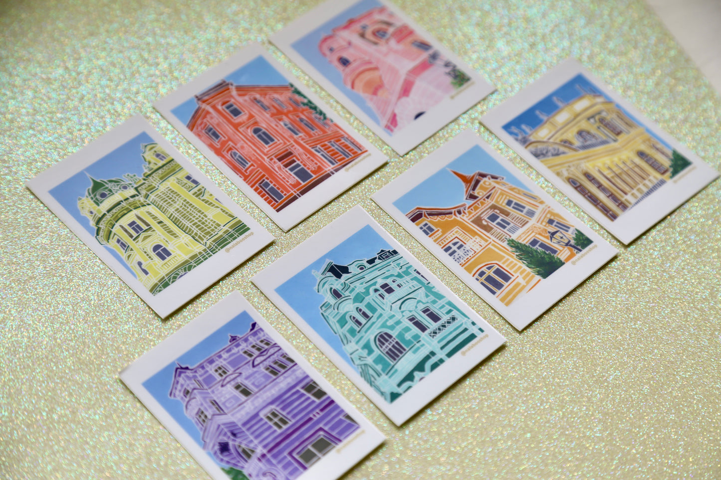 Architecture Purple - Sticker